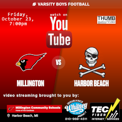 Varsity Football Millington at Harbor Beach YouTube logo